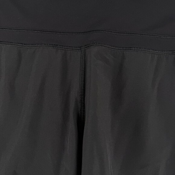 Lululemon Run Times Shorts Womens Size 8 Black Solid Workout Running SS-2108 - Picture 4 of 10